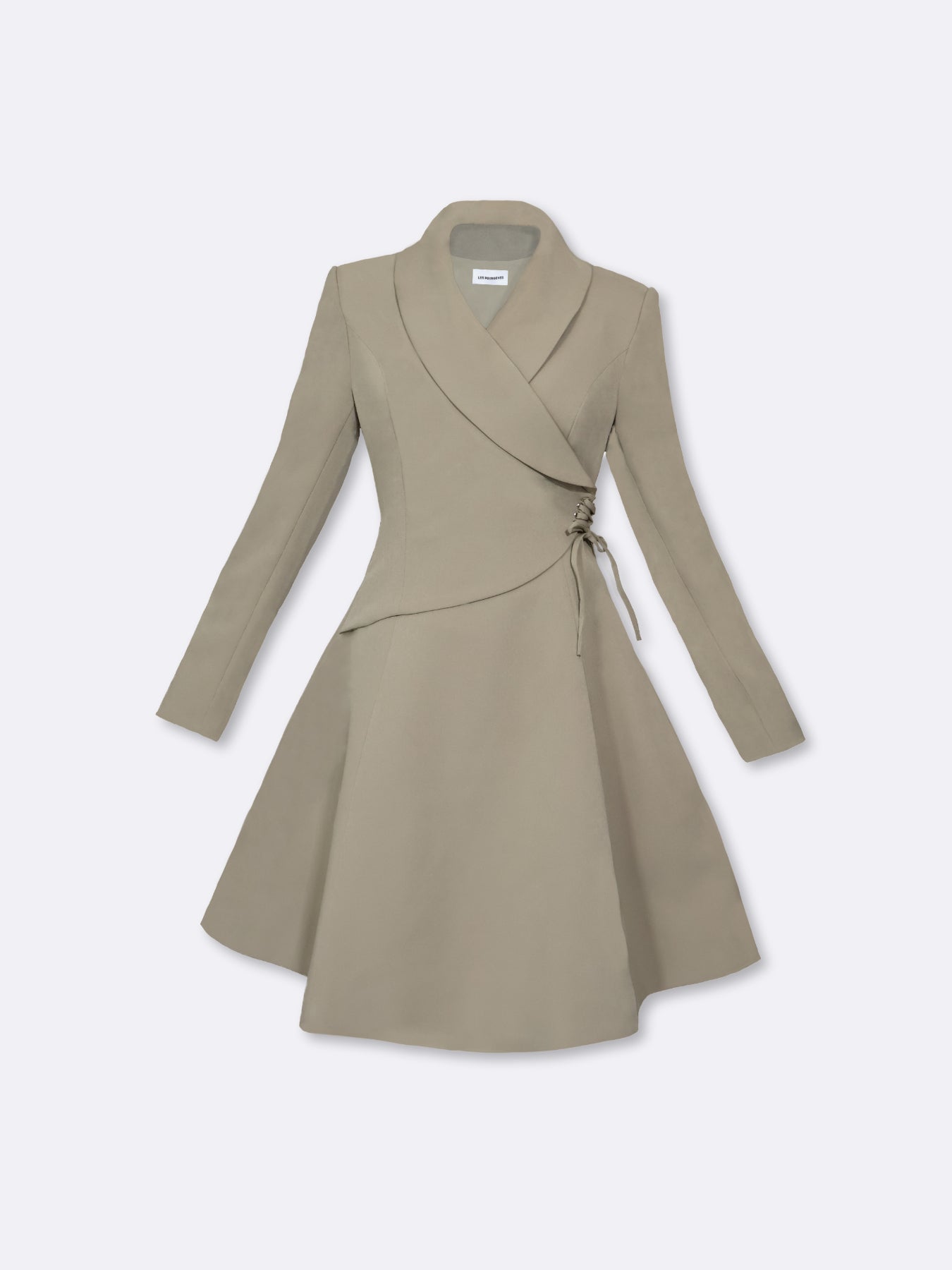 AURA I Olive Green Blazer Dress