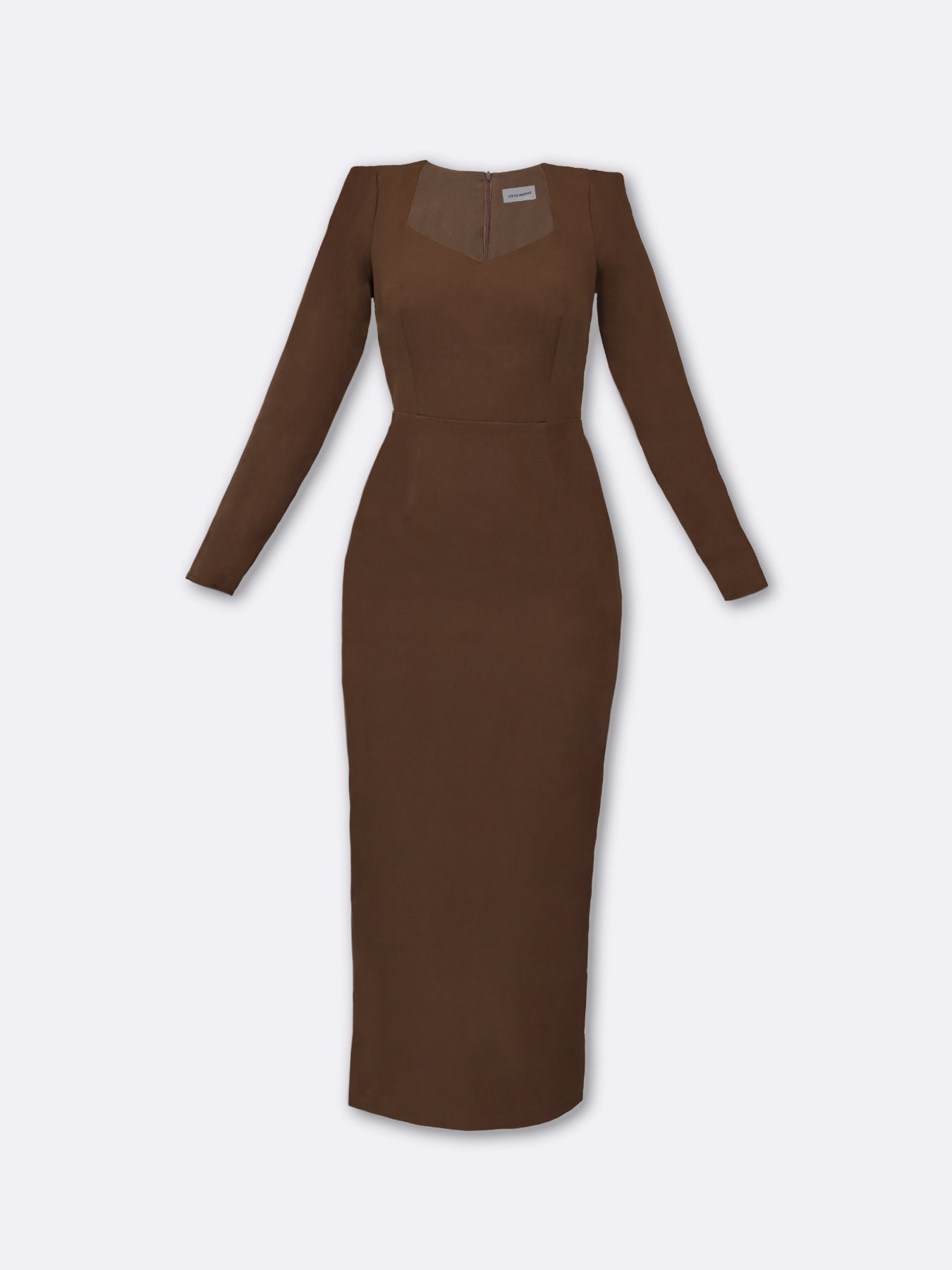AURA II Brown Long Blazer Dress