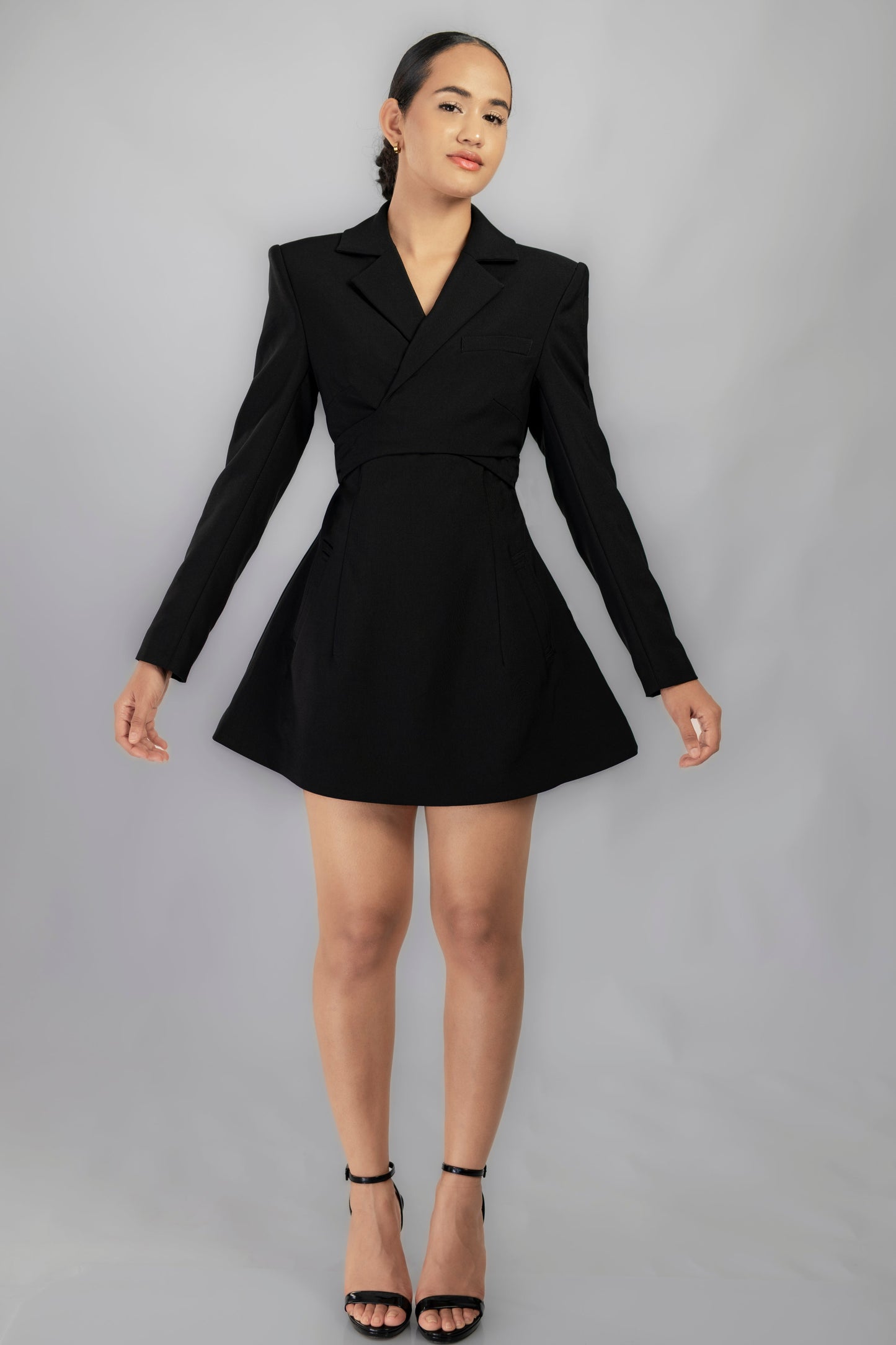 ALTESSE I Black Blazer Dress